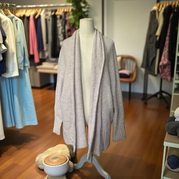 Anthropologie Angel of The North Knit Cardigan Sweater Lilac Pink Sz M Chunky - Picture 1 of 6